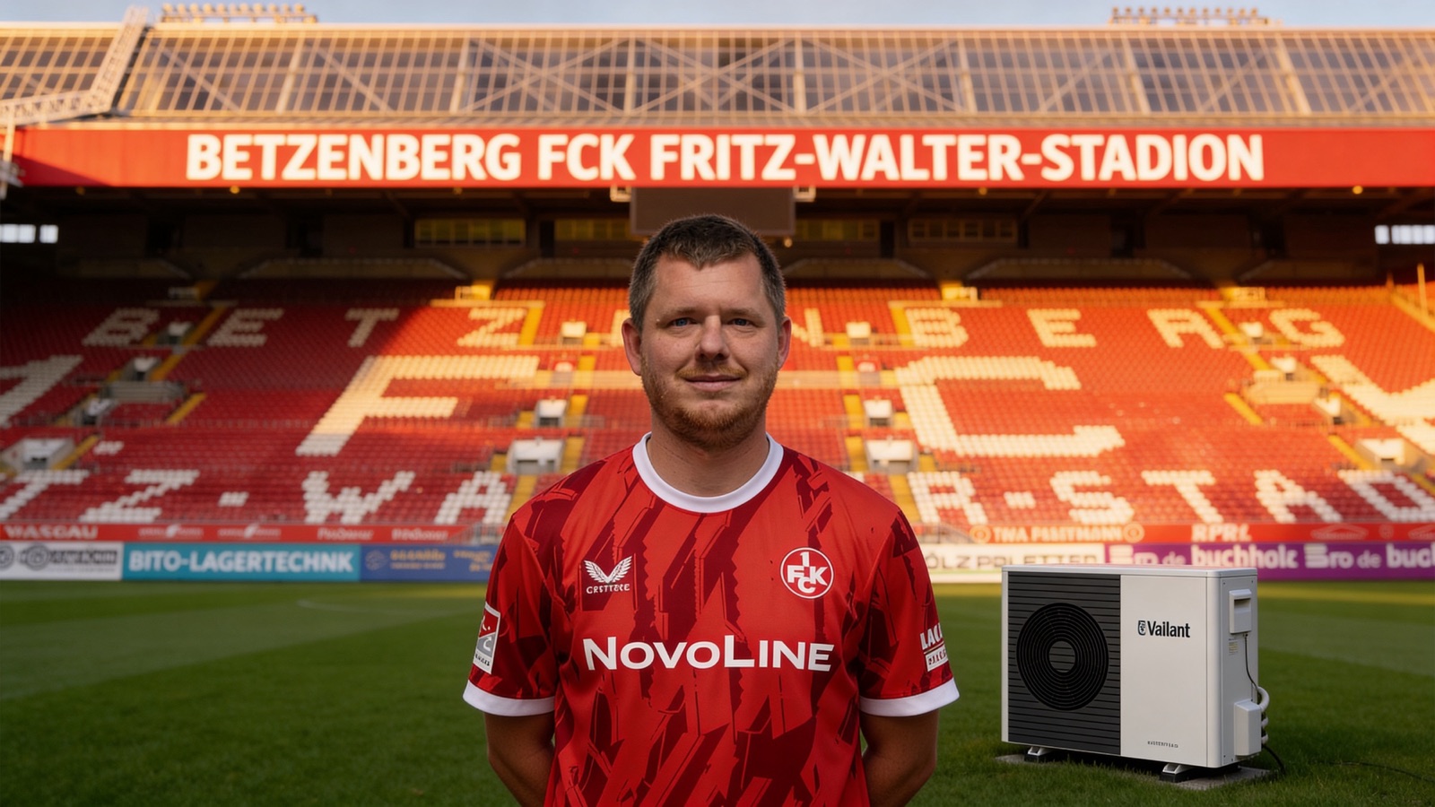 Das Team von Elektro Dietz — Sven Wieczorek mit dem Meisterbetrieb