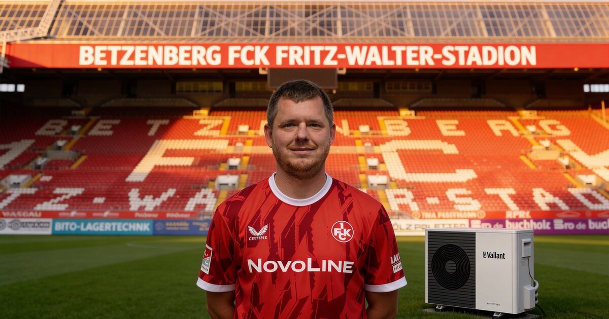 Sven Wieczorek von Elektro Dietz im Fritz-Walter-Stadion